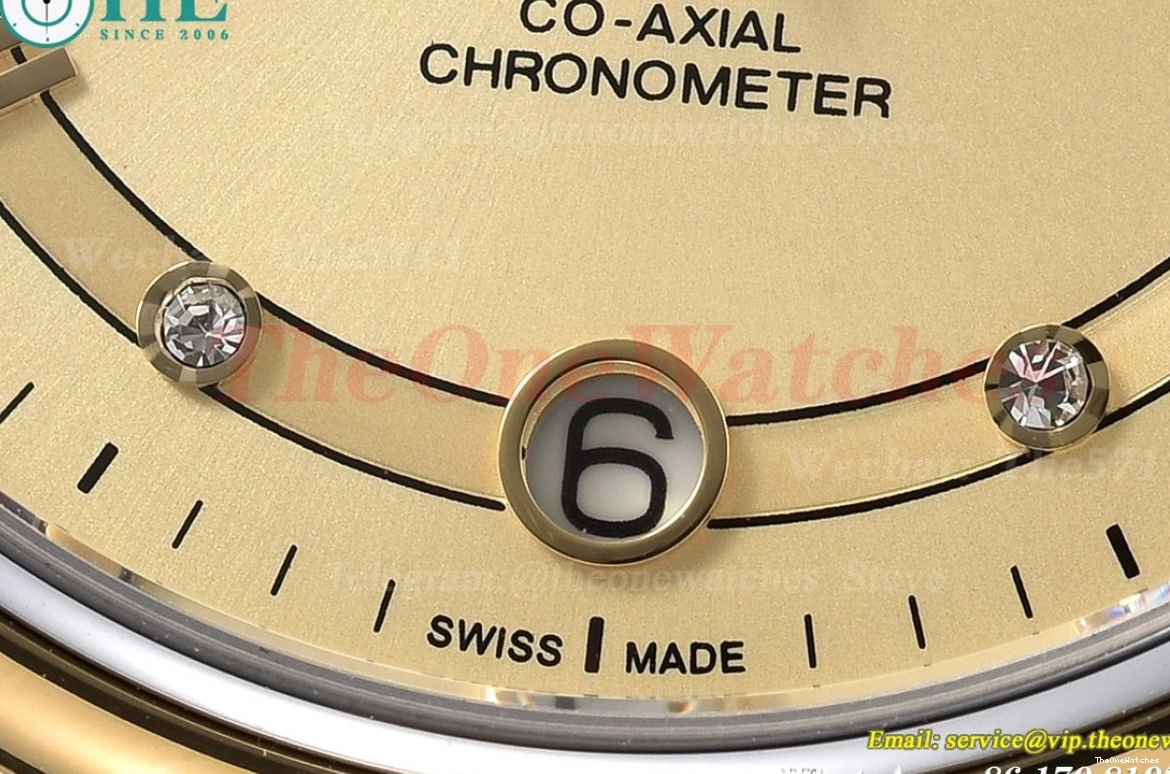 GDF Dial Ville Prestige MY8215 SS Gold Ladies 32.7mm YG De 0331